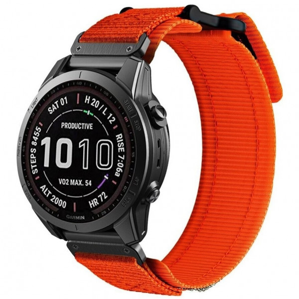  Ремешок Tech-Protect Scout Pro для Garmin Fenix 3 | 5X | 3HR | 5X Plus | 6X | 6X Pro | 7X Orange (5906203690978)